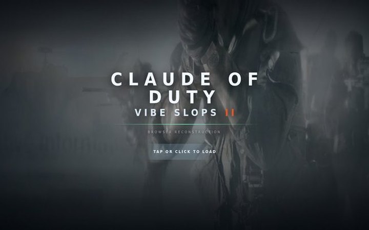Claude of Duty: Vibe Slops II (GoofyAhhBro69420 mirror)